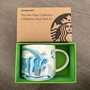 New Starbucks You Are Here Ceramic 14oz Mug Cup NIAGARA FALLS
